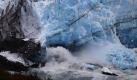Vom Perito Moreno Gletscher im südlichen Argentinien brechen riesige Eisbrocken ab. Foto: Ariel Molina Foto: dpa