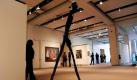 A file picture dated 20 January 2010 shows the sculpture entitled 'L'Homme qui marche I' by Swiss sculptor Alberto Giacometti during a preview of an auction of Impressionist and Modern Art at Sotheby's in New York City, New York, USA. The sculpture became a world record as it reached a sale price of 104.3 million US dollars at the auction held in London, Britain on 03 February 2010. It was sold by Commerzbank AG, that got it when they bought Dresdner Bank in 2009. The sculpture was Dresdner property since 1980. EPA/JUSTIN LANE +++(c) dpa - Bildfunk+++ Foto: dpa