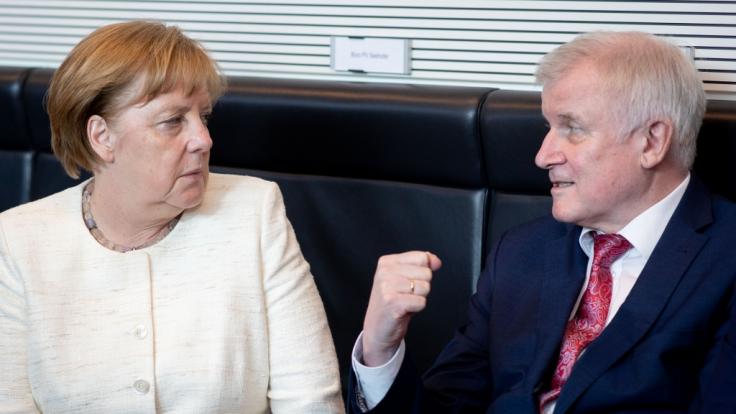 Angela Merkel und Horst Seehofer waren zuletzt auf Konfrontationskurs.