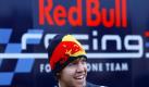 Sebastian Vettel fühlt sich bei Red Bull Racing sichtlich gut aufgehoben. Foto: dpa