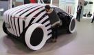 In einem auffälligen Zebra-Look zeigt sich die reine Designstudie des Toyota Zulieferers Boshoku. Foto: pi