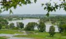 In Brandenburg wird am Freitag die erste Hochwasserwelle der Oder erwartet.
 Foto: dpa