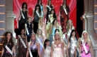 Die Finalistinnen zur Miss World Wahl 2006 haben sich in Polen eingefunden und prsentieren sich kurz vor der eigentlichen Wahl der ffentlichkeit. Foto: dpa