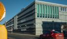 Der Gebäudekomplex der Filiale der Deutschen Bundesbank in Gera. Bis 2001 für 26 Millionen Euro gebaut, herrscht seit 2005 Leerstand in dem Haus, weil die Bundesbank die Filliale geschlossen hat. Jetzt soll dort ein Otto-Dix-Museum eröffnen - was weitere Kosten nach sich zieht. Foto: dpa