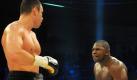 Das war der unbequemste Gegner meiner Karriere, sagte Klitschko nach dem Kampf. Bestimmt nicht wegen der boxerischen Qualitäten von Johnson, sondern wegen dessen Psychospielchen. Foto: dpa