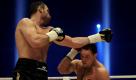 Nach zehn Runden war der Kampf vorbei: Vitali Klitschko gewinnt durch Knockout und bleibt Weltmeister im Schwergewicht. Foto: ddp