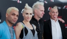 US band, No Doubt, seen at the F1 Rocks concert, Friday Sept. 25, 2009 in Singapore. From left to right, Tony Kanal, Gwen Stefani, Tom Dumont and Adrian Young. (AP Photo/Joan Leong) Foto: ap