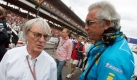 Flavio Briatore und Bernie Ecclestone sind gute Freunde: Gemeinsam haben sie den englischen Fußballclub Queens Park Rangers gekauft. Briatore führt die Geschäfte und will bald in die Premier League aufsteigen.   Foto: dpa