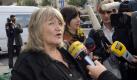 Alice Schwarzer vor dem Landgericht Mannheim: Die Herausgeberin der Frauenzeitschrift Emma beobachtet den Prozess für das Boulevardblatt Bild. Foto: dpa
