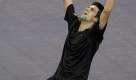 Der verwandelte Matchball: Ich mchte diesen Sieg teilen mit meiner Familie und mit denen, die zu Hause in Belgrad mitgefiebert haben. Fr mich zhlt das wie ein Grand-Slam-Sieg, weil die besten acht Spieler der Welt hier waren, meinte Djokovic. Foto: dpa