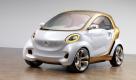 Aus kohlefaserverstärktem Epoxidharz wurden auch Fahrgastzelle und weitere Bauteile - darunter die Türen - der Studie Smart-Forvision gefertigt, die Daimler auf der IAA präsentiert. Der Einsatz solcher Werkstoffe ermöglicht nach Herstellerangaben eine Gewichtsersparnis von mehr als 50 Prozent gegenüber Stahl oder zirka 30 Prozent gegenüber Aluminium. Foto: pi