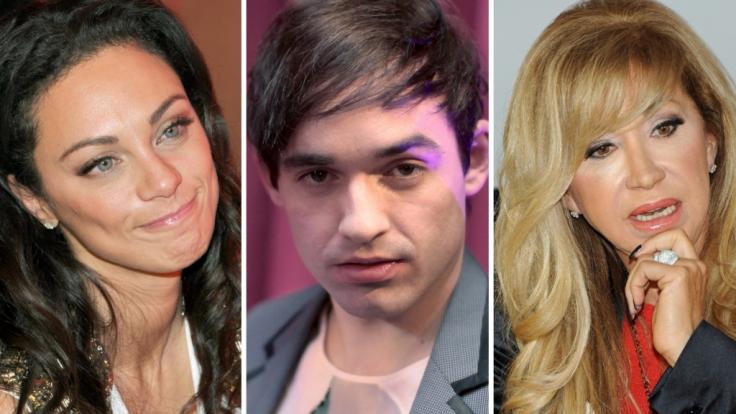 Bewegende Nachrichten gab es zuletzt von Lilly Becker, Daniel Küblböck und Carmen Geiss (v.l.n.r.)