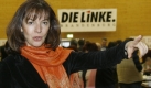 Für die Linke im Rennen und eine große Widersacherin von Platzeck im Kampf ums Ministeramt: Kerstin Kaiser. Foto: dpa