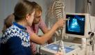 Wo liegen die Organe?  Ultraschallbilder wollen gut gedeutet sein Foto: Med. Fakultät Leipzig
