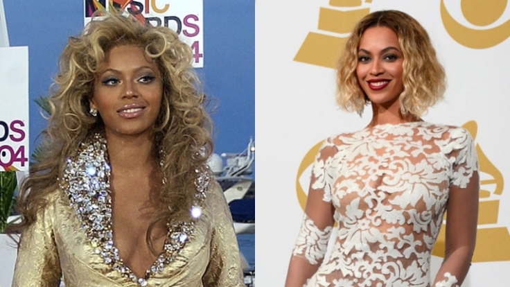 Auch Beyoncé scheint zu Beginn ihrer Solokarriere noch einen etwas dunkleren Teint gehabt zu haben.