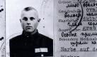 Der Dienstausweis von Iwan John Demjanjuk, den er als Wachmann 1942 in seinem Ausbildungslager Trawniki bekommen hat und in dem unter anderem eingetragen ist: 27.3.43 Sobibor. Ein Gutachter hat den umstrittenen SS-Dienstausweis als Hauptbeweismittel gegen den mutmaßlichen Nazi-Verbrecher John Demjanjuk als authentisch bewertet. Foto: dpa