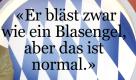 Dass Stefan Effenberg im Herbst seiner Karriere ab und an Luftnot hatte, ist auch dem Franz nicht entgangen. Dem Kaiser dagegen ging vor dem Mikro noch nie die Luft aus. Foto: news.de (Montage)