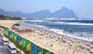 Die Copacabana wird in Rio schlicht Olympic Beach genannt. Foto: ap