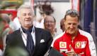 Michael Schumacher (r) und sein Manager Willi Weber. Foto: dpa