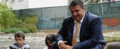 Hier besucht SPD-Chef Sigmar Gabriel eine Kita in Ludwigshafen. (Foto)