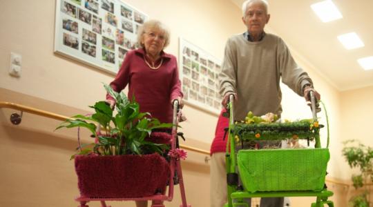 Mit gepimpten Rollatoren durchs Altenheim (Foto)