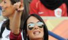 Bei der WM in Südafrika jubelte Anna-Maria Lagerblom ihrem Freund Mesut Özil noch zu. Foto: dpa