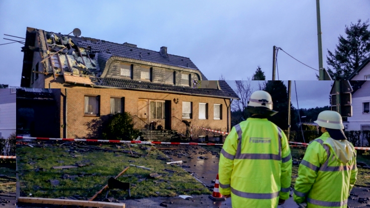 Ein Tornado hat in der Eifelgemeinde Roetgen Dächer abgedeckt, Häuser beschädigt und die Bewohner erschreckt.