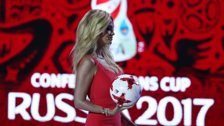 Victoria Lopyreva ist die offizielle Repräsentantin der Fußball-WM 2018.