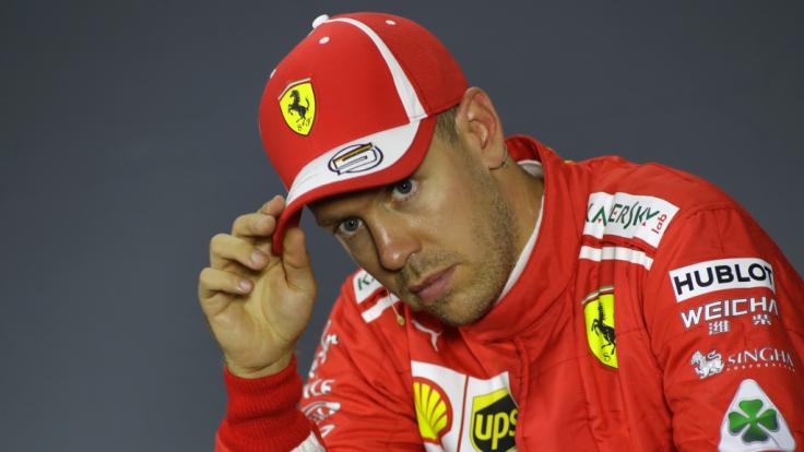 Sebastian Vettel hatte bei den Testfahrten in Barcelona einen heftigen Unfall.