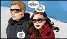 In this photo released by  Markosia Enterprises Saturday Feb. 12 2011 is an illustration  for the graphic novel ' Kate and William: A Very Public Love Affair' .    The royal love story has now been chronicled in speech bubbles and cartoons. A comic book telling the story of Prince William and Kate Middleton's romance is due to be published in April, joining a host of other books and memorabilia flooding the market ahead of the April 29 royal wedding.  'There's always been a tradition in this country of comics for girls in which the girl dreams of meeting someone famous and falling in love,' said Mike Collins, the artist who did the illustrations for 'Kate and William: A Very Public Love Story.'  (AP Photo /   Markosia Enterprises/ ho) Foto: ap