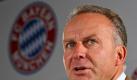 Karl-Heinz Rummenigge hofft auf eine «Sternstunde» seiner Bayern in Madrid. Foto: Peter Kneffel Foto: dpa