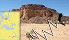 Hobor überwintert im Sudan. Im Wüstensand hat er es warm. Von dort startet er im Frühjahr 2010 seinen Rückflug nach Deutschland. Foto: news.de / Wikipedia (Montage) 