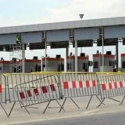 Holprige Anfahrt zu Polens Stadien (Foto)