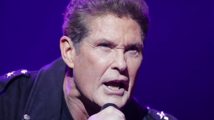 David Hasselhoff startete am 11. April seine Deutschland-Tour in Berlin.