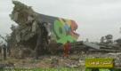 This image from Libyan television showsa section of the fuselage from the Afriqiyah's flight 771 amid the wreckage Wednesday May 12, 2010. The Libyan plane with 104 people on board crashed on landing Wednesday at the airport in the Libyan capital Tripoli and a search and rescue operation was under way, the airlines said. (AP photo/Libyan TV) Libya OUT Foto: ap
