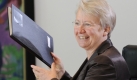 Als Forschungsministerin eher unauffällig, aber bei den Wissenschaftlern nicht unbeliebt:Annette Schavan (CDU). Sie könnte auch in der nächstenLegislaturperiode Ministerin sein - wenn sie nicht in den Vorstand der Konrad-Adenauer-Stiftung wechselt. Foto: dpa