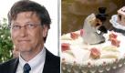 In den unfreiwilligen Genuss einer Torte kam der Gründer des Softwareriesen Microsoft, Bill Gates, im Februar 1998 in Brüssel. Bei einem Besuch der belgischen Metropole warf ihm der selbst ernannte König der Tortenwerfer, Noël Godin, das süße Backwerk ins Gesicht. Ob Trost oder nicht, damit befindet sich Gates in Gesellschaft anderer prominenter Tortenopfer, wie   Jean-Luc Godard oder Nicholas Sarkozy. Foto: ddp