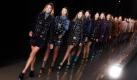 Models wear creations by Italian designer Miuccia Prada for Miu Miu Fall-Winter, ready-to-wear 2013 fashion collection, during Paris Fashion week, Wednesday, March 7, 2012. (ddp images/AP Photo/Francois Mori)
 Foto: dapd