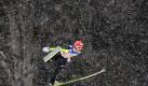 Richard Freitag ist beim Skifliegen in Vikersund deutschen Rekord gesprungen. Foto: Andreas Gebert Foto: dpa