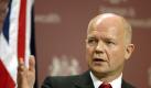 Der britische Außenminister William Hague bei seiner Erklärung zur Ausweisung der Diplomaten. Foto: dpa