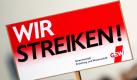 Lehrer und Mitarbeiter des Öffentlichen Dienstes haben sich heute auf dem Schützenplatz in Dresden zu einer Protestkundgebung eingefunden. Die Gewerkschaft Erziehung und Wissenschaft (GEW) rechnet mit 3500 streikenden Lehrern in Sachsen, davon rund 1500 Pädagogen in Dresden. Foto: dpa