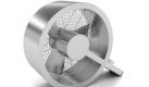 Derzeit modern sind vor allem minimalistische beziehungsweise puristische Ventilatoren, die aus erlesenen, durch und durch soliden Materialien wie Edelstahl bestehen, erklärt Dennis Soppoth, Redakteur des ETM Testmagazins.Der Q von Stadler Form folgt dem Trend. Foto: Stadlerform