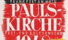 Die Frankfurter Nationalversammlung in der Paulskirche machte Schwarz-Rot-Gold zu den Farben der Deutschen. Nach dem Zweiten Weltkrieg werden sie dann in Ost und West wieder aufgegriffen. An den 100. Jahrestag der historischen Versammlung erinnert dieses Plakat der Frankfurter Fest- und Kulturwoche.
 Foto: news.de