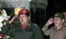 Venezuela?s President Hugo Chavez (L) and his Cuban counterpart Raul Castro (R) pay homage to South American independence heroe Antonio Jose de Sucre at the Ayacucho Park in Cumana, Venezuela, 16 April 2009. Leaders from Bolivia, Cuba, Dominica, Honduras and Venezuela meet during the Bolivarian Alternative of the Americas (ALBA) summit to analyze cooperation projects. EPA/HAROLD ESCALONA +++(c) dpa - Bildfunk+++ Foto: dpa