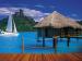 Wasserbungalow auf Tahiti (Foto)