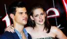 Die Nachwuchsschauspieler Kristen Stewart und Taylor Lautner posieren während eines Fototermins für den dritten Teil der Twilight-Reihe Eclipe  Bis(s) zum Abendrot in Stockholm. Bei uns startet der Film am 15. Juli. Foto: ap