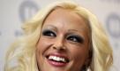 Die Moderatorin der RTL2-Musikshow 'The Dome 55', Daniela Katzenberger, posiert am Donnerstag (26.08.10) in der TUI-Arena in Hannover bei der Pressekonferenz zur 55. Show von 'The Dome'. Die Musikshow findet am Freitag (27.08.10) in Hannover statt. Foto: Stefan Simonsen/ddp Foto: ddp