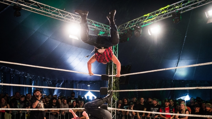 Wrestling ist nicht immer ungefährlich.