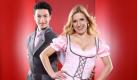 Die Frage lautet: Wer tritt in die Fußstapfen von Vorjahressiegerin Maite Kelly? Auch diesmal schwingen wieder viele bekannte Gesichter das Tanzbein. Zum Beispiel Stefanie Hertel (32). Die Volksmusikantin tritt mit Profitänzer Sergiy Plyuta an. Foto: RTL / Stefan Gregorowius