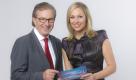 Jan Hofer und Ruth Moschner sind das neue Moderatorenteam der MDR-Talkshow Riverboat. Foto: dpa